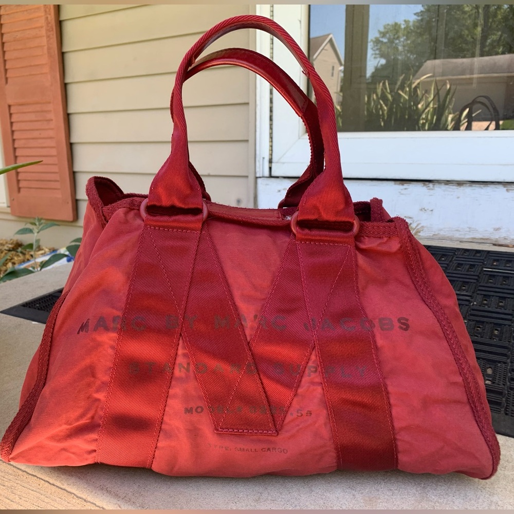 Marc by Marc Jacobs Standard Supply Small Cargo Tote Bag Leather Trim one size